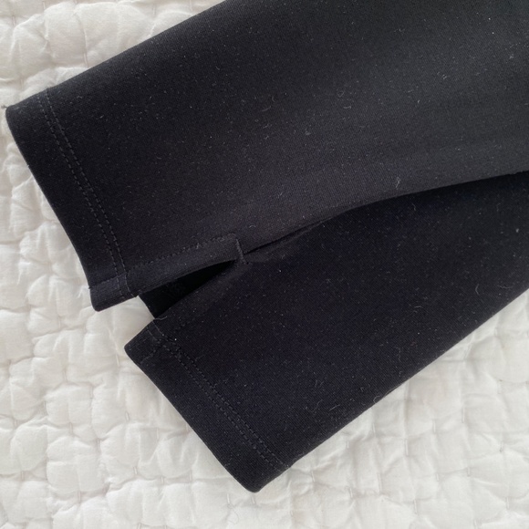 Garnet Hill black straight-leg ponte pants, small, NWT - Picture 6 of 10